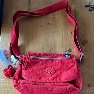 Kipling Red Crossbody Bag